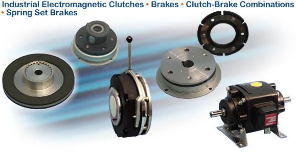 Industrial Electromagnetic Clutches - Brakes - Clutch-Brake Combinations - Spring Set Brakes